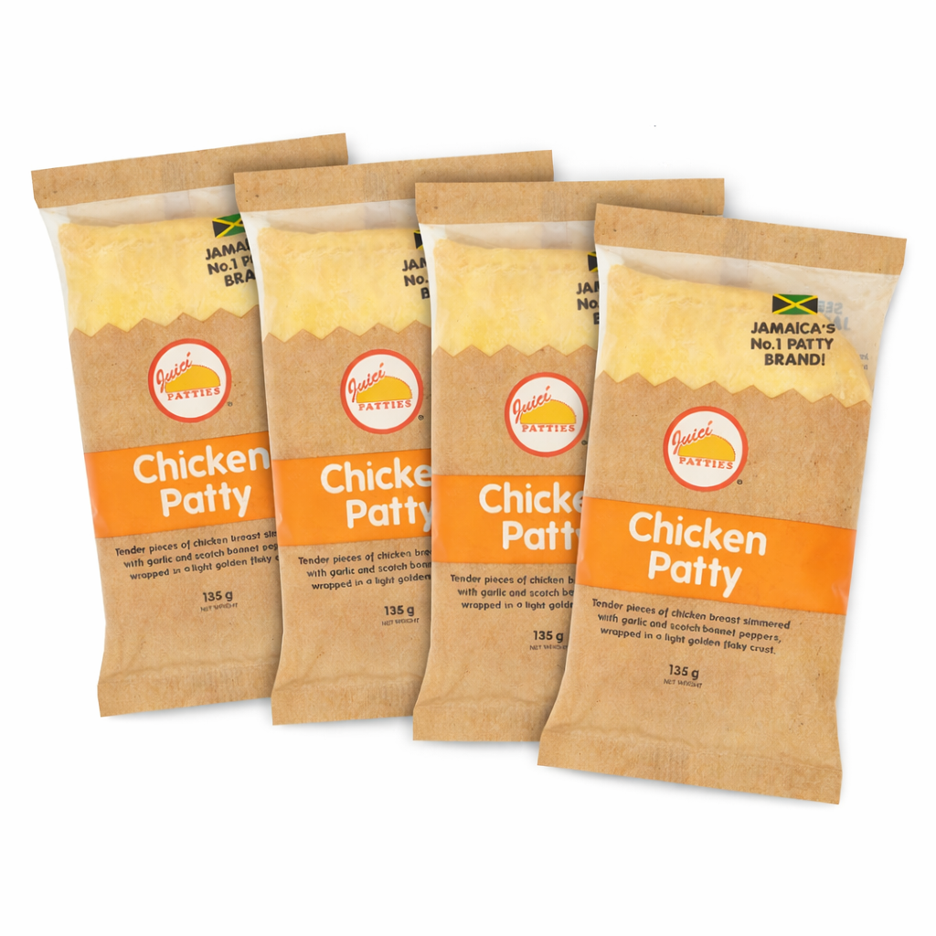 Juici Chicken Jamaican Patties 4 Pack