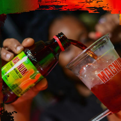 Magnum Tonic Wine bottle – Jamaican herbal drink with ginseng and alcohol