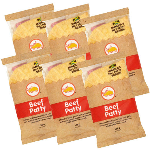 Juici Beef Jamaican Patties 6 Pack