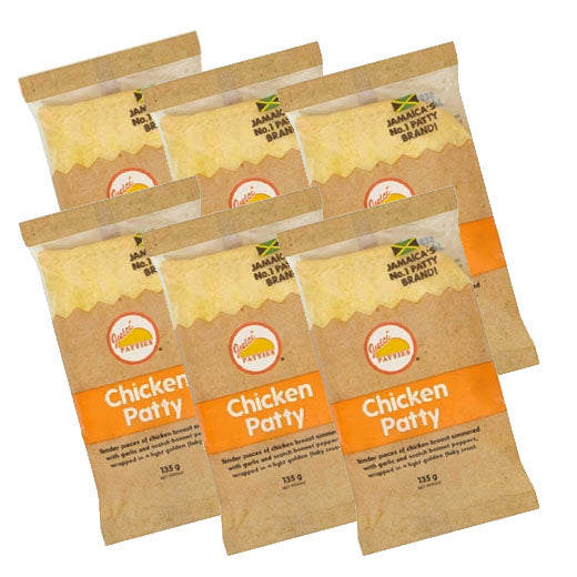 Juici Chicken Jamaican Patties 6 Pack