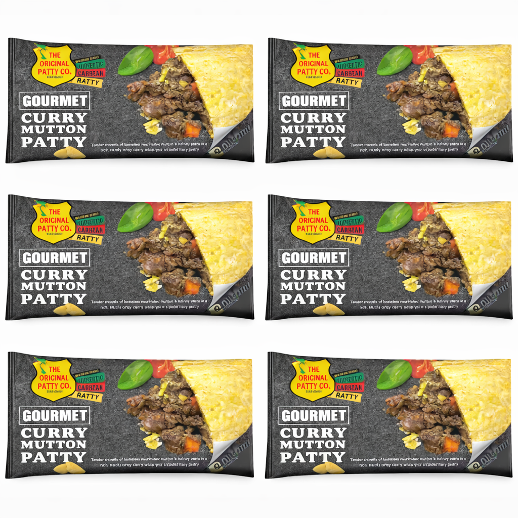 The Original Patty Co. Curry Mutton Patty 6 Pack