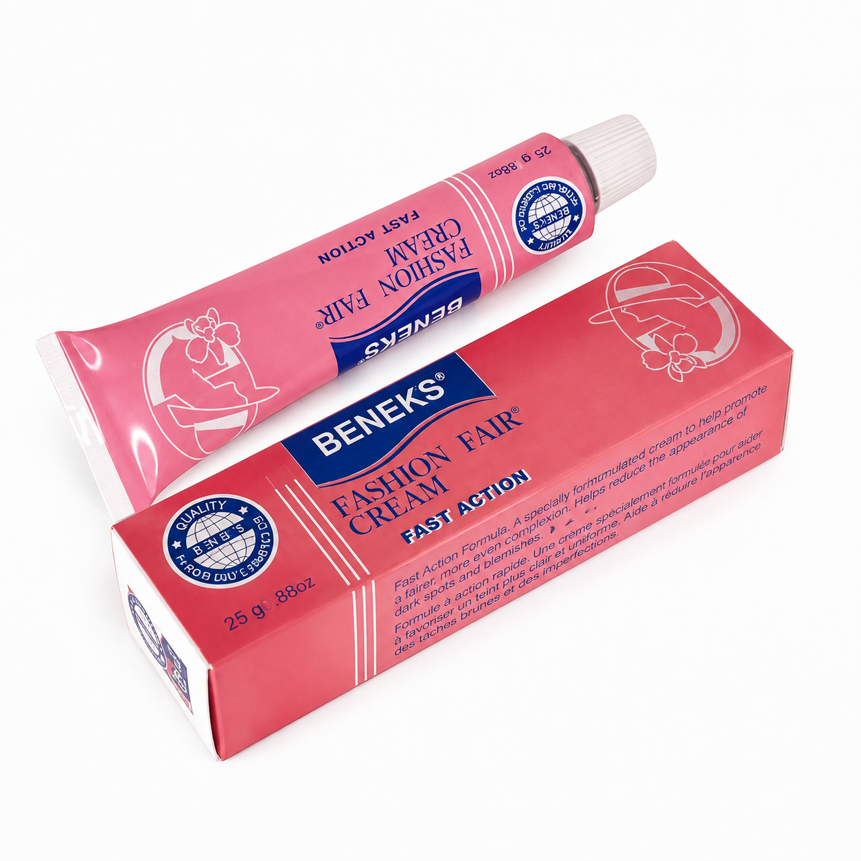 Beneks Fashion Fair Cream Tube – Skin Brightening & Spot Corrector for Radiant Complexion
